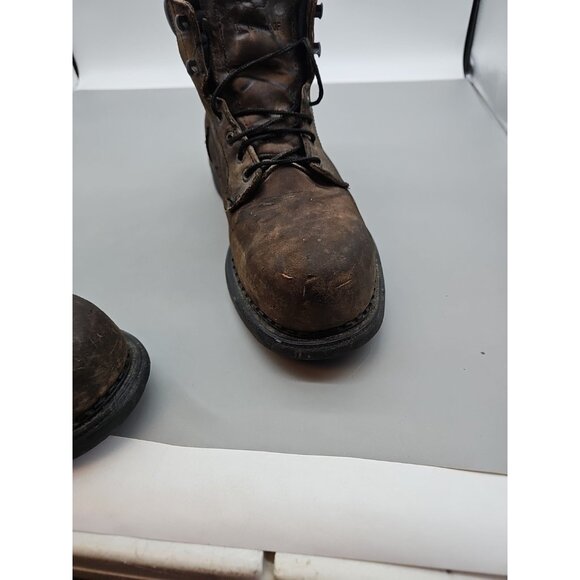 Mens Red Wing Shoes Work Boots Brown Steel Toe ASTM F 2413-11 Sz 12 - Picture 11 of 11